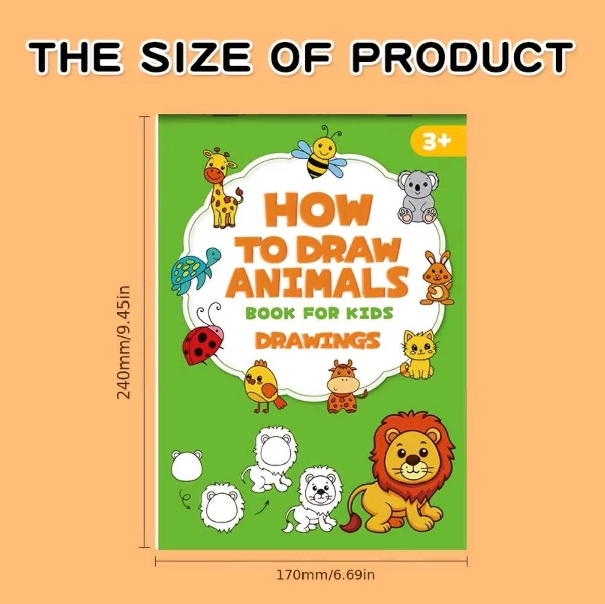 How to Draw Animals 32-page children's drawing and coloring book – photo 7