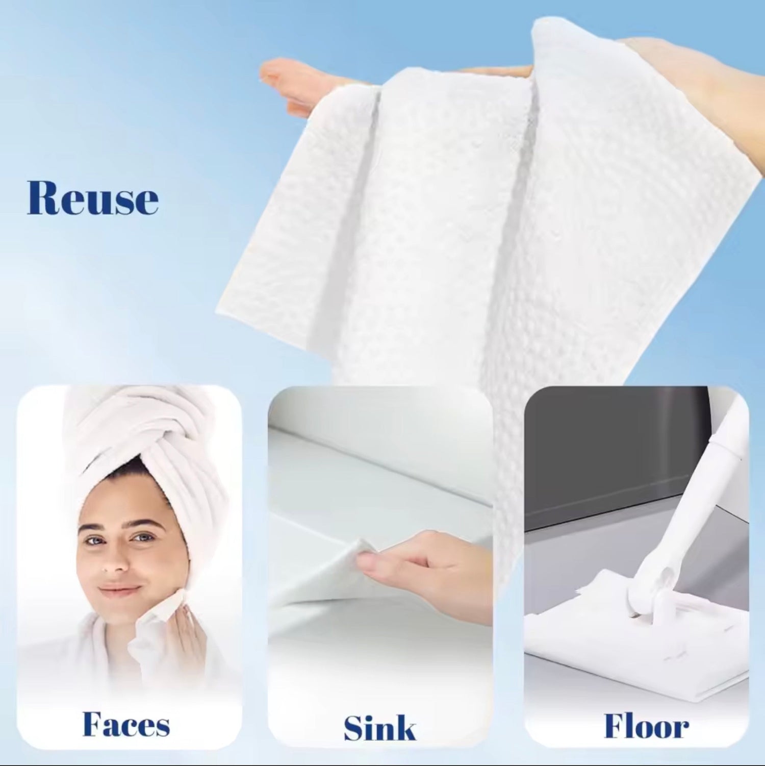 Disposable Facial Cleansing Wipes
