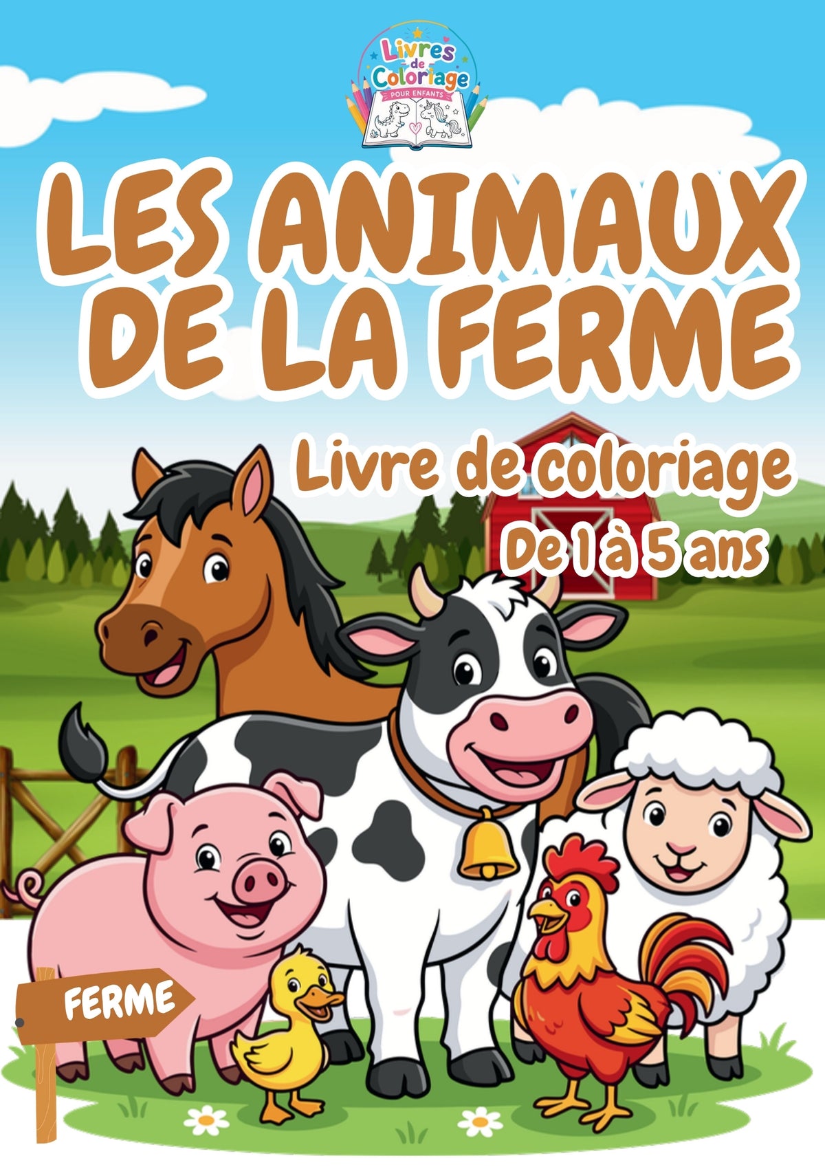 Couverture du PDF imprimable Little Explorers — Les animaux de la ferme