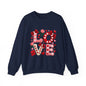 LOVE Graphic Crewneck Sweatshirt – Cozy Romantic Gift