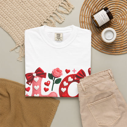 LOVE Graphic Garment-Dyed T-Shirt – Comfort Colors Unisex Tee