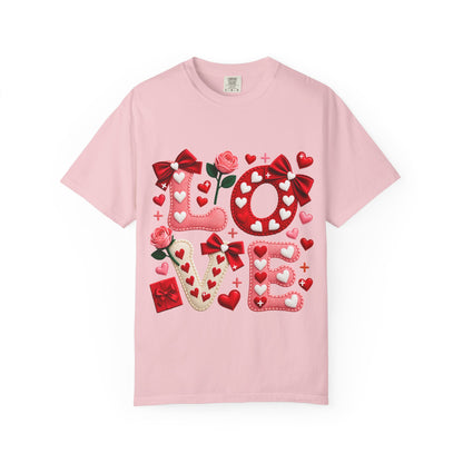 LOVE Graphic Garment-Dyed T-Shirt – Comfort Colors Unisex Tee