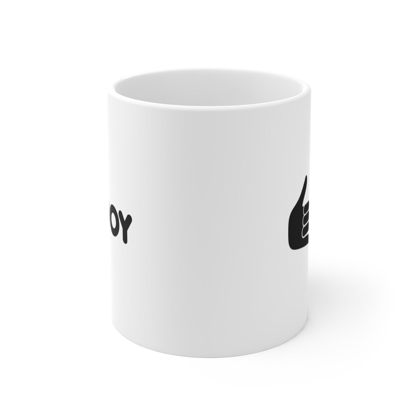 Shaka Hand Enjoy Mug | 11oz Ceramic Coffee Cup