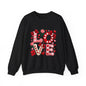 LOVE Graphic Crewneck Sweatshirt – Cozy Romantic Gift