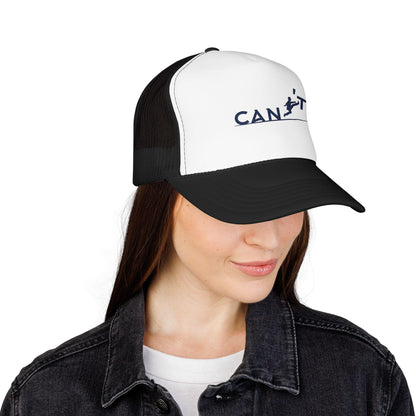 Runner Silhouette Foam Trucker Hat | Motivational Activewear Cap