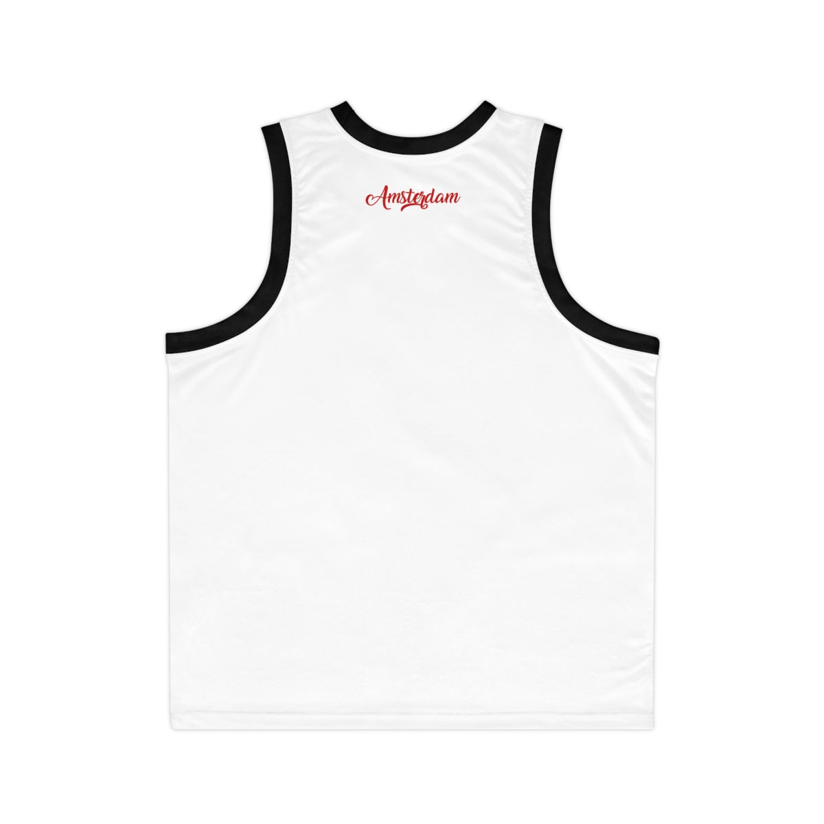 Amsterdam script logo Basketball Jersey