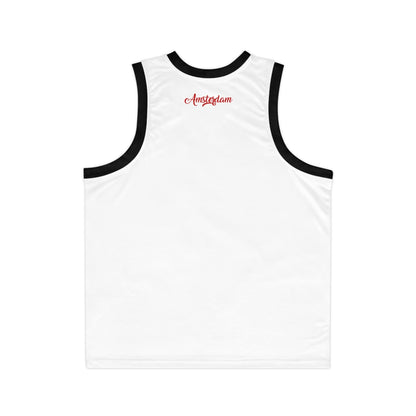 Amsterdam script logo Basketball Jersey