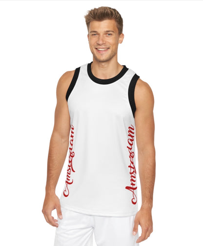 Amsterdam script logo Basketball Jersey