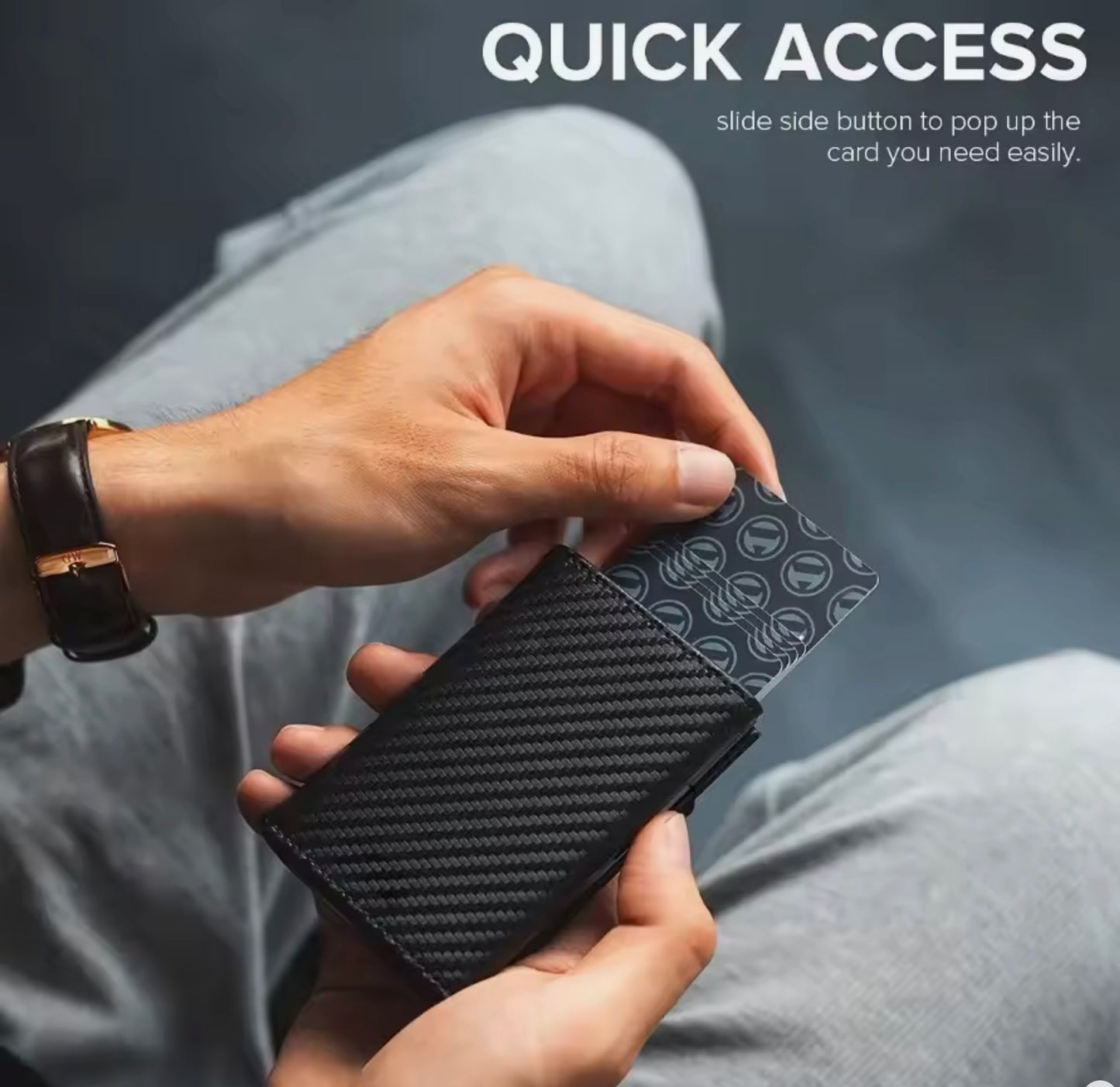 Men's wallet - 21 cm long paper money holder