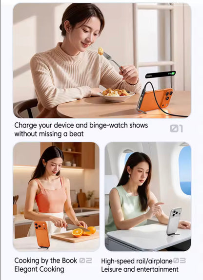 A 240W USB-C to Lightning adapter with built-in stand
