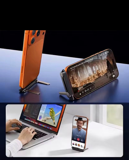 A 240W USB-C to Lightning adapter with built-in stand