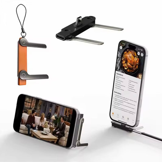 A 240W USB-C to Lightning adapter with built-in stand