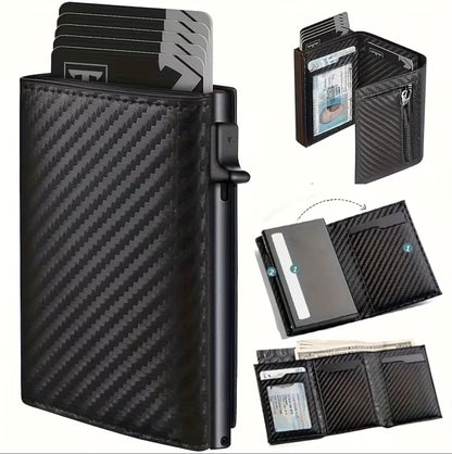 Men's wallet - 21 cm long paper money holder