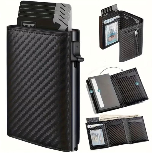 Men's wallet - 21 cm long paper money holder