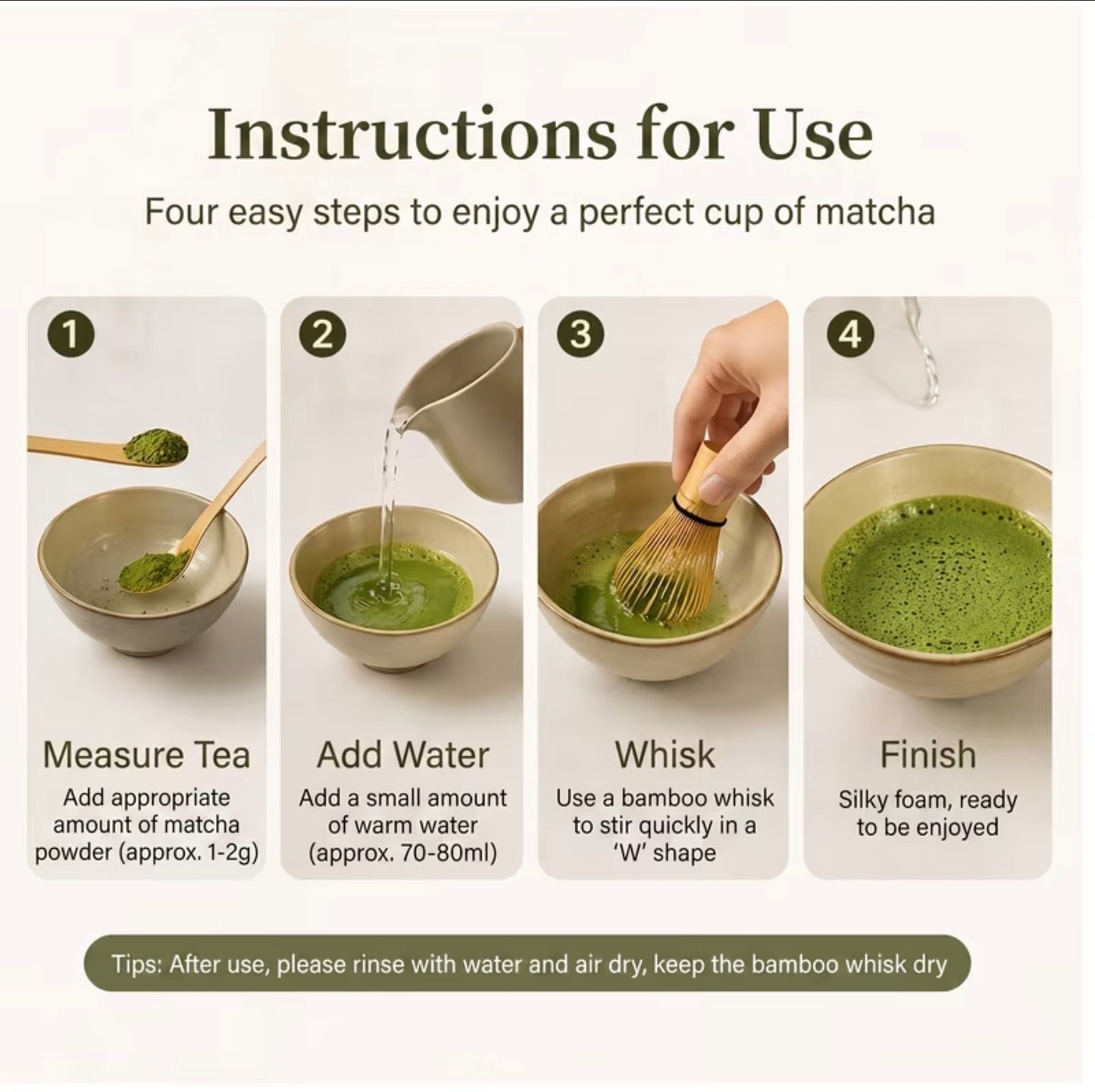 Japanese Matcha Whisk Gift set