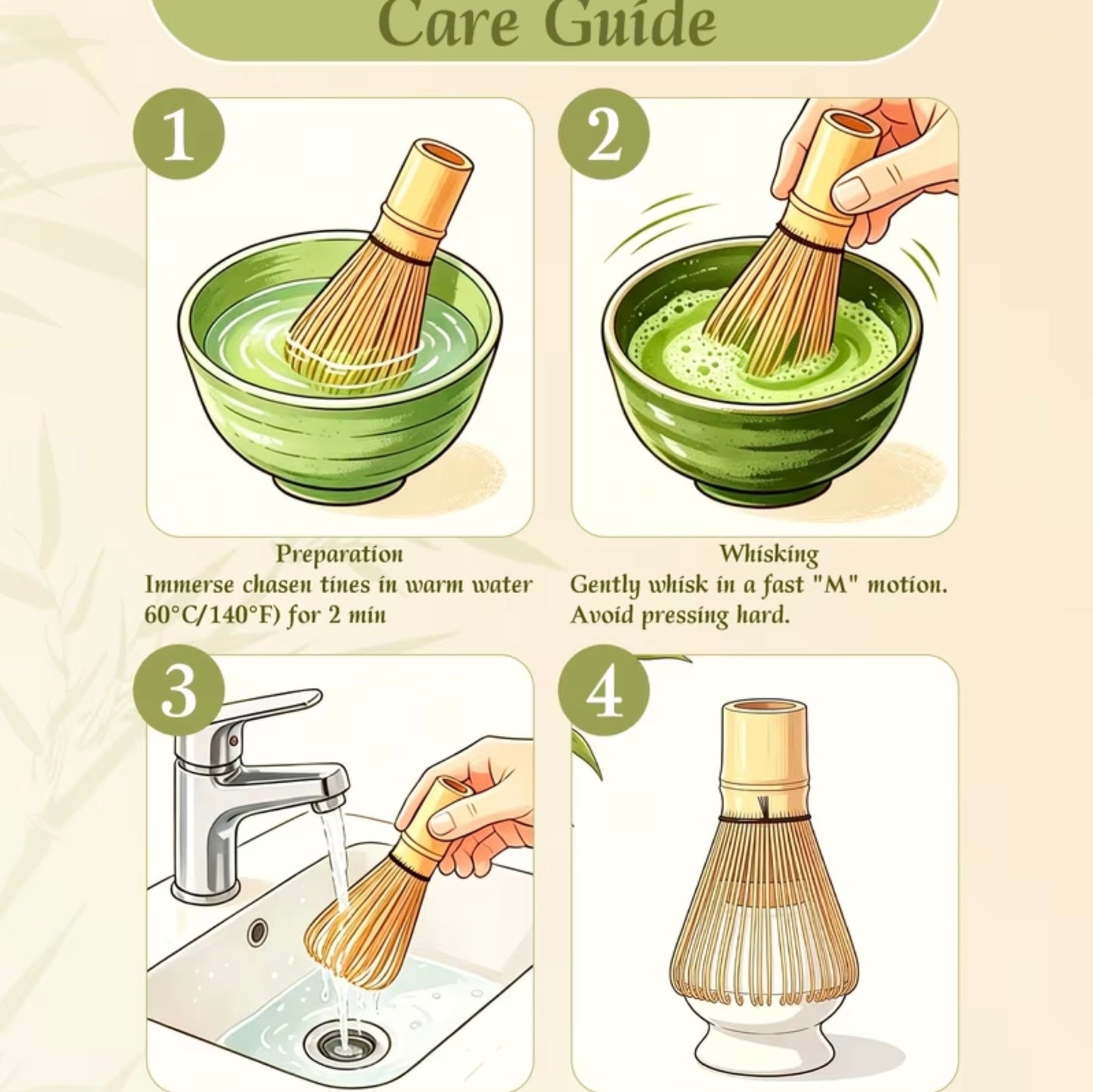 Japanese Matcha Whisk Gift set
