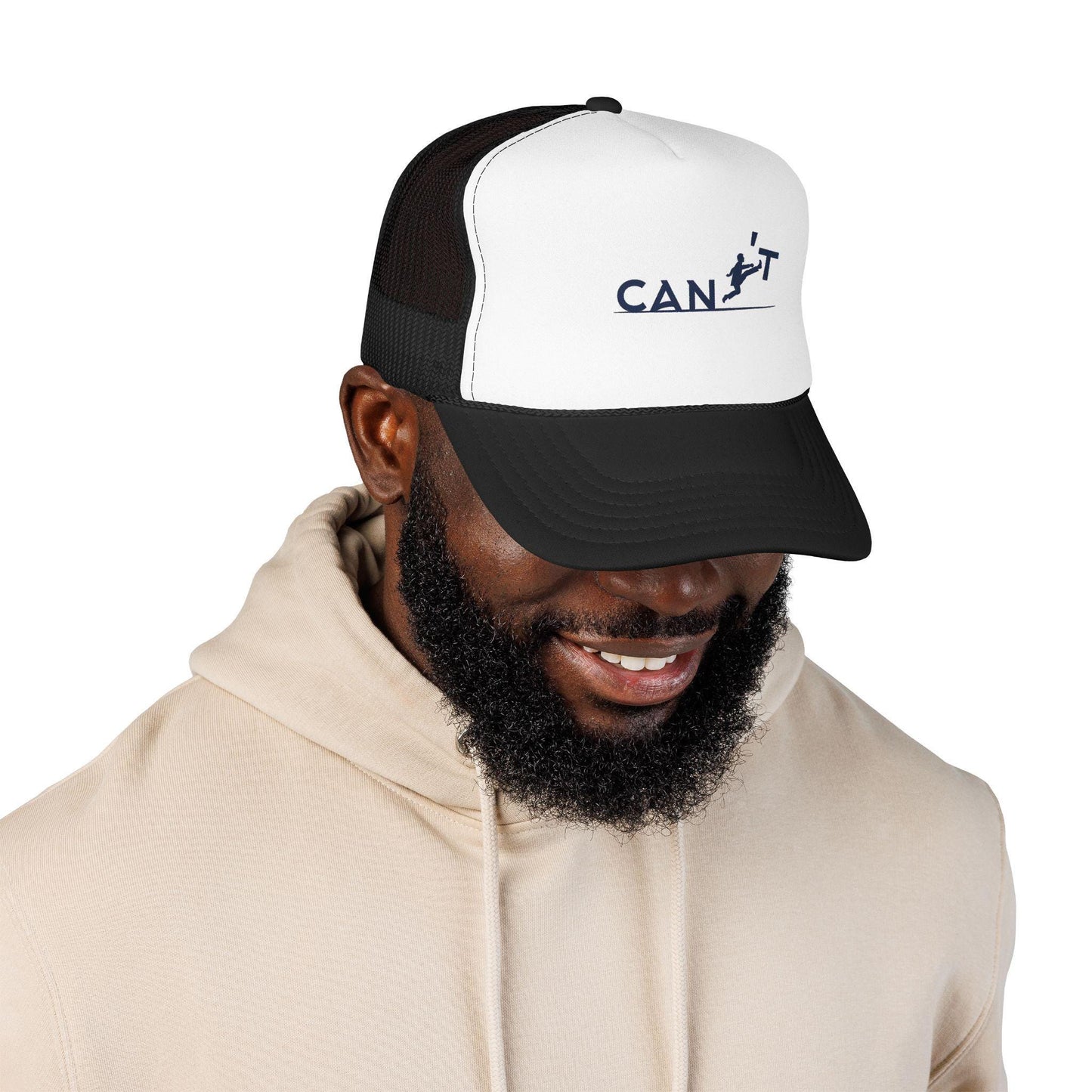 Runner Silhouette Foam Trucker Hat | Motivational Activewear Cap